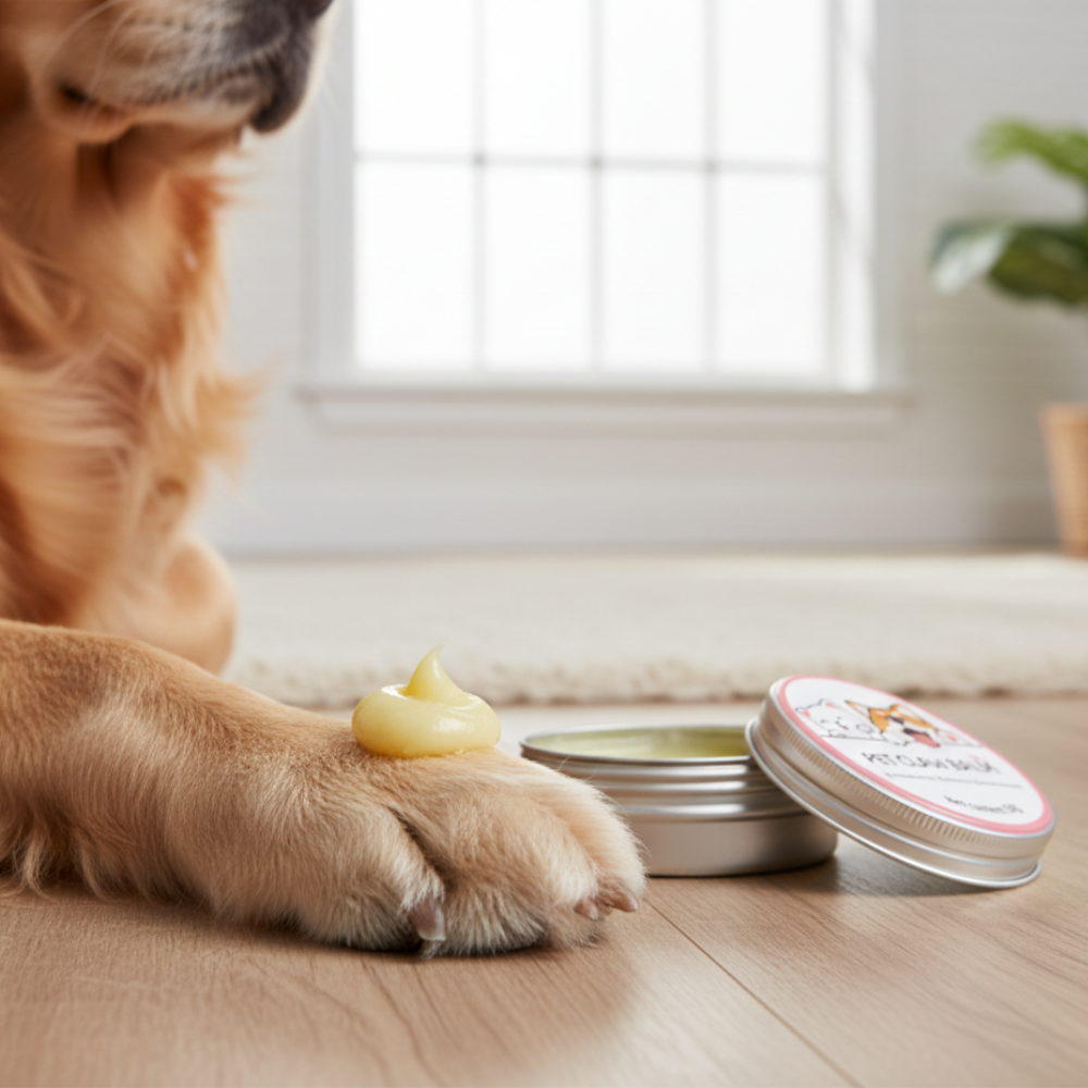 كريم ترطيب أقدام الكلاب PawRelief — عناية مهدئة بوسادات الأقدام الجافة