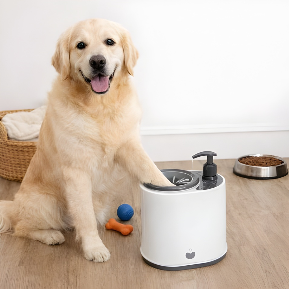 PawRinse automata kutyamancstisztító pohár puha sörtékkel