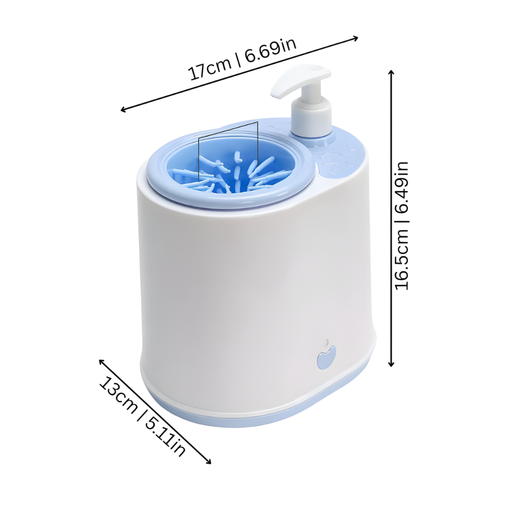PawRinse automata kutyamancstisztító pohár puha sörtékkel