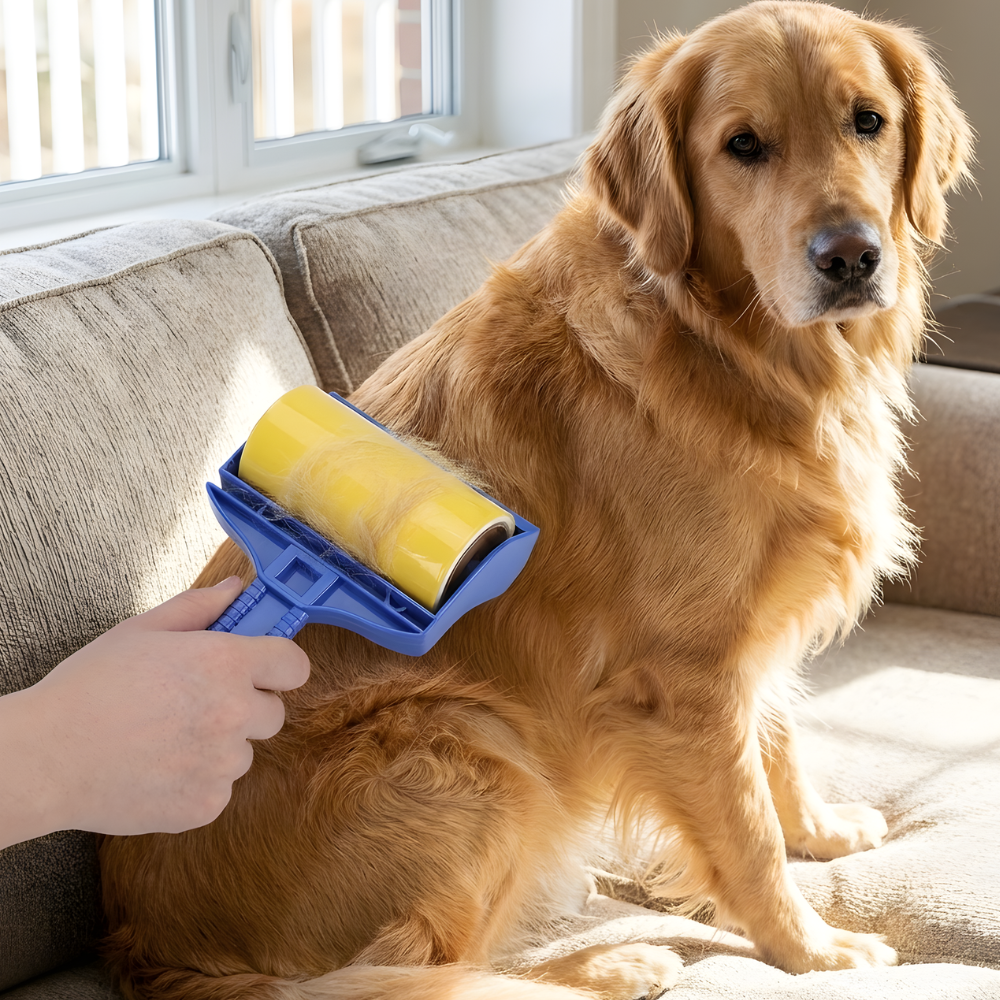 PawRoll Reusable Pet Fur Roller — No Sticky Refills Needed