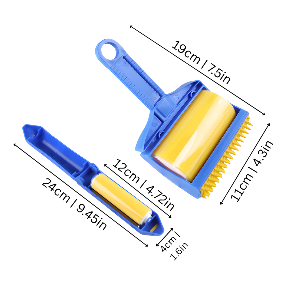 PawRoll Reusable Pet Fur Roller — No Sticky Refills Needed