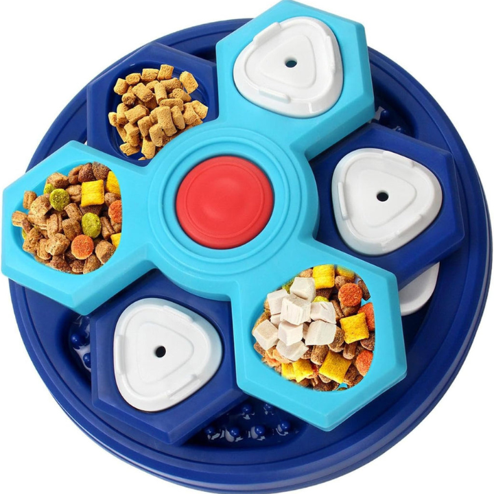 PawSense Interactive Slow Feeder Dog Bowl — Puzzle Design