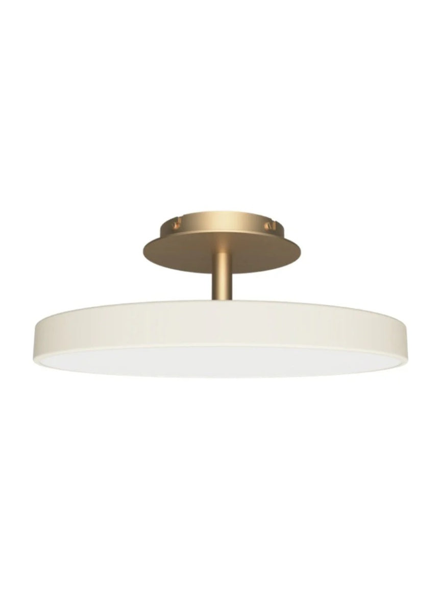 Round Flush Ceiling Lamp — Nordic Minimalist Light for Bedroom & Living | Esilora