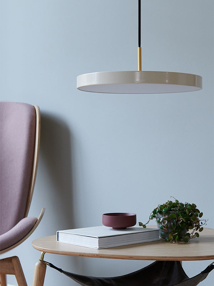 Modern Disc Pendant Light — Nordic Minimalist Fixture for Dining & Kitchen | Esilora