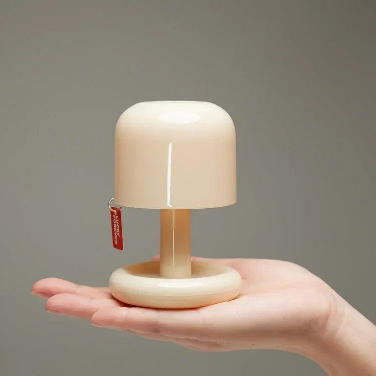 Wireless Mini Mushroom LED Night and Table Lamp