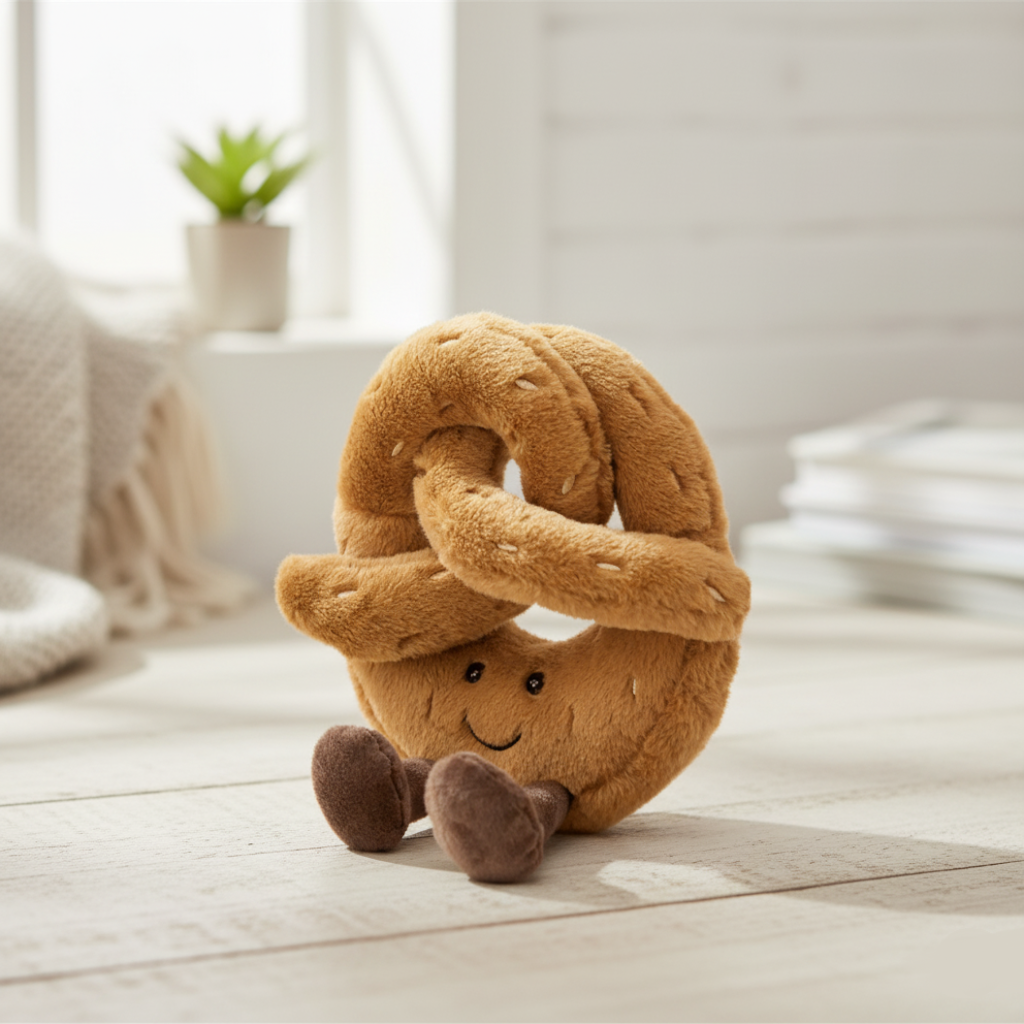 Bread Shaped Soft Plush Toy — Cute Cuddle Design