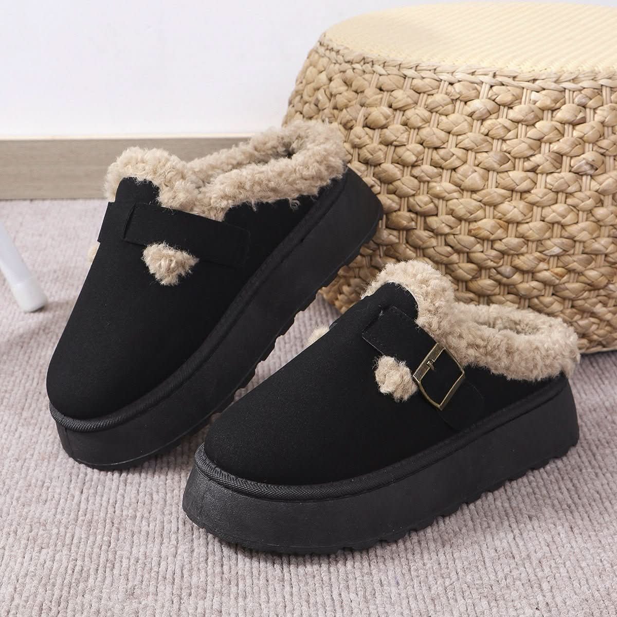 CozyNest Women's Plush Slippers With Comfort and Warmth