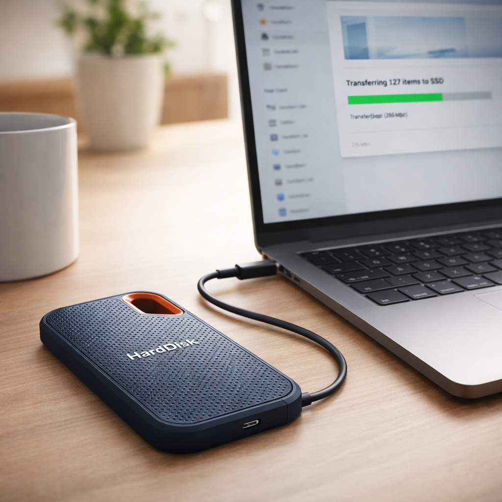 External SSD for Ultra Fast Transfers and Digital Convenience