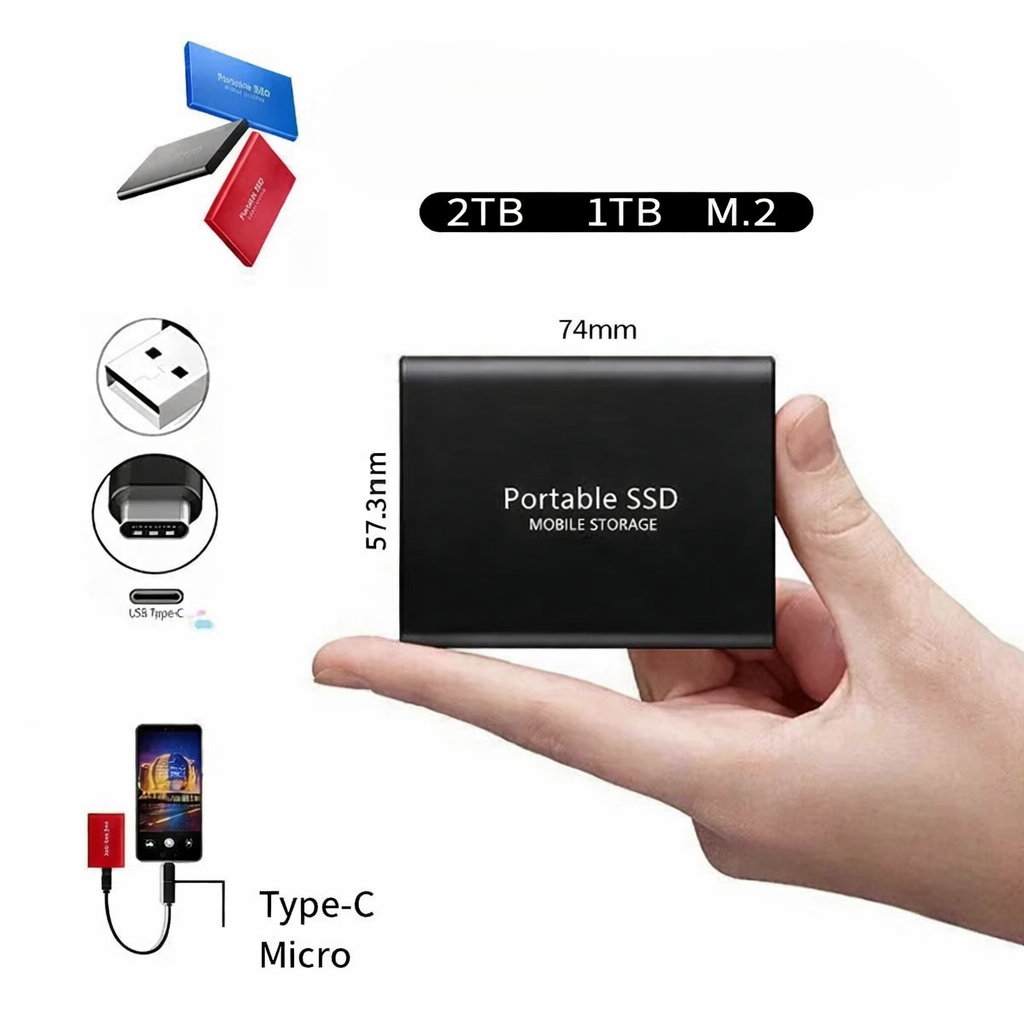 Portable SSD for High-Speed Storage and Easy Backup