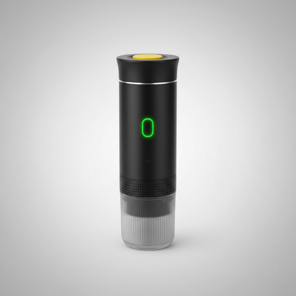 Aparat portabil de espresso reîncărcabil prin USB - aparat electric de preparat cafea fără fir, cu baterie încorporată
