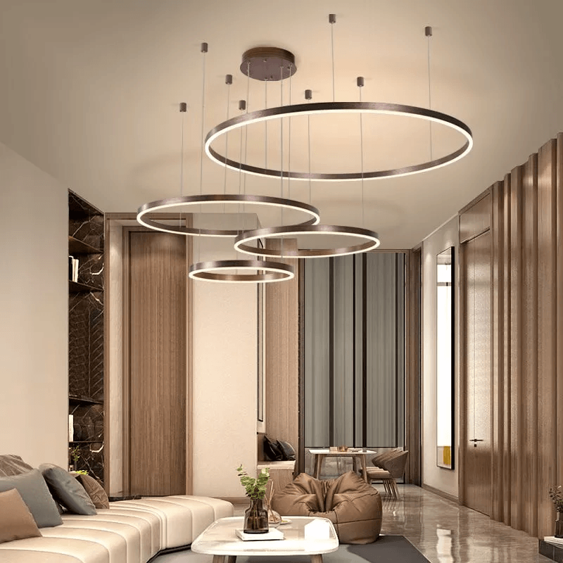 Circle LED Pendant Light For Modern Home Interiors