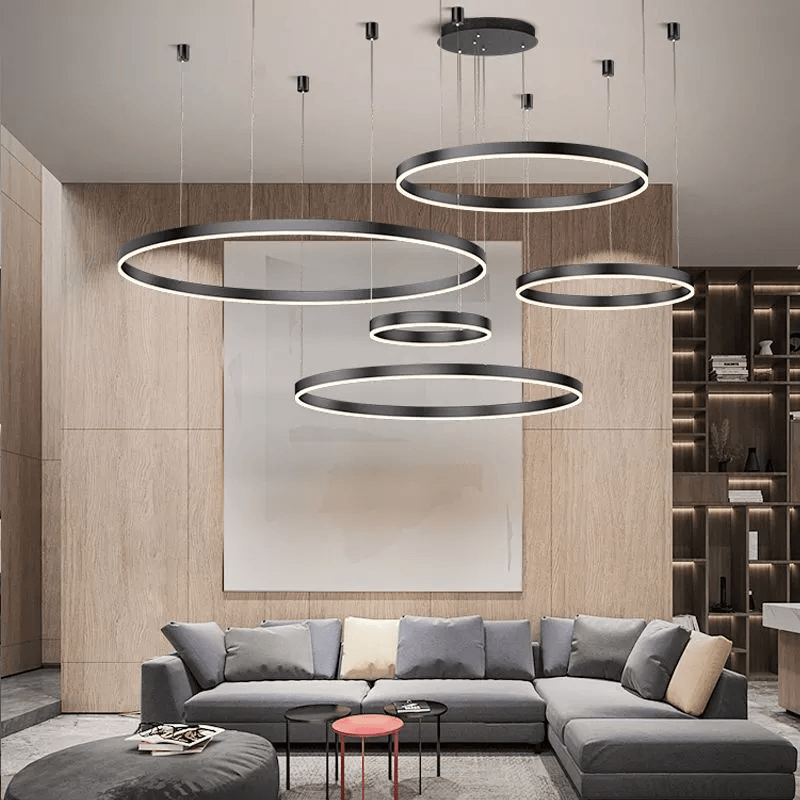 Circle LED Pendant Light For Modern Home Interiors