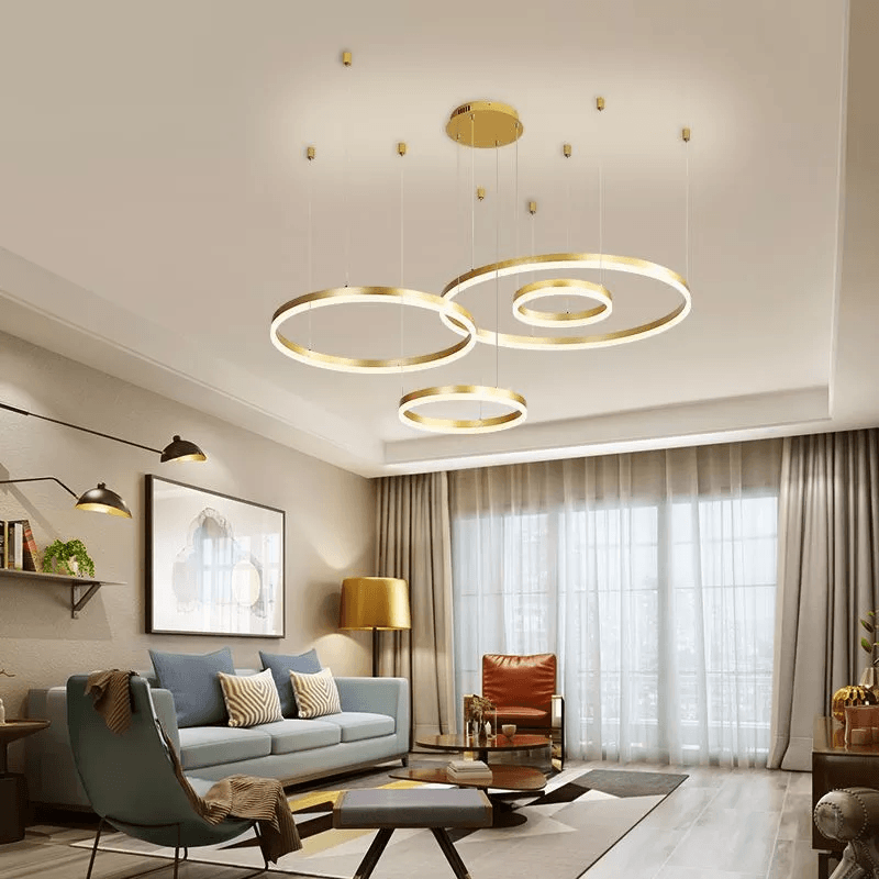 Circle LED Pendant Light For Modern Home Interiors