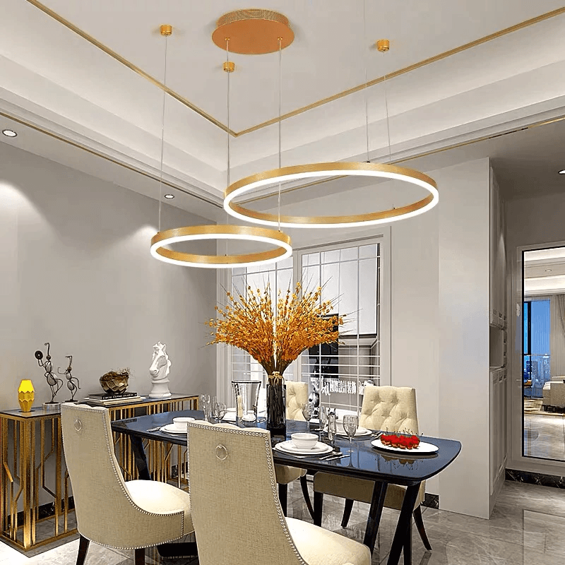 Circle LED Pendant Light For Modern Home Interiors