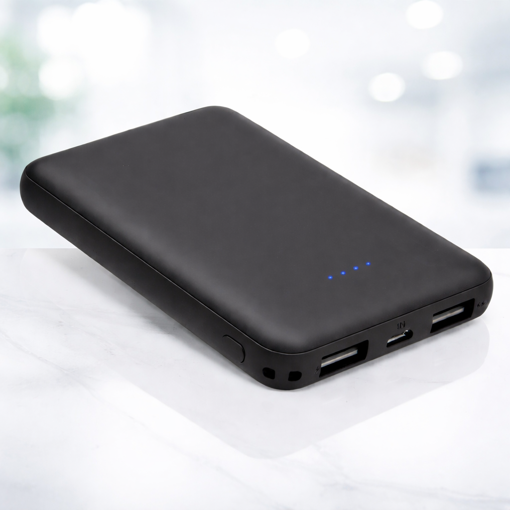 Ultratunn powerbank på 5000mAh — kompakt, portabel snabbladdning