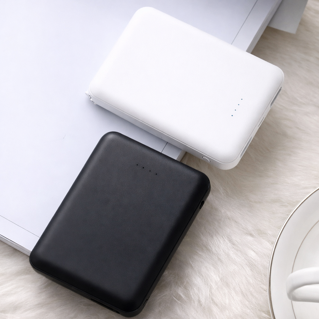 Ultratunn powerbank på 5000mAh — kompakt, portabel snabbladdning