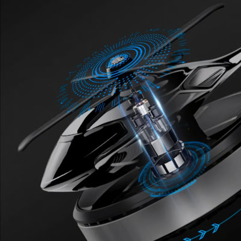 Difusor solar de aromaterapia para automóvil con diseño giratorio - Esilora