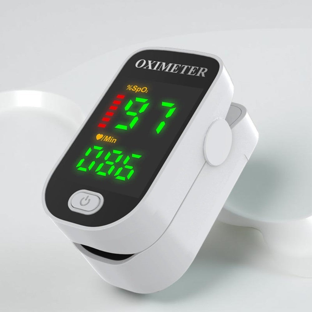 Pulsioxímetro digital de dedo — Monitor portátil de SpO2 y pulso