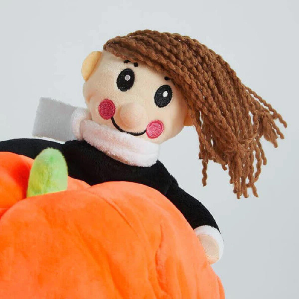 PumpkinRider Αποκριάτικη Στολή Σκύλου — Παιχνιδιάρικος Καβαλάρης Κολοκύθας