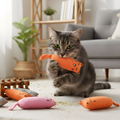 ערכת צעצועי קטיפה ממולאים בנפית לחתולים PurrKick — צעצועי משחק רכים
