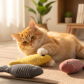 PurrWave Catnip Fish Toy Set — 3-Piece Cat Play Trio