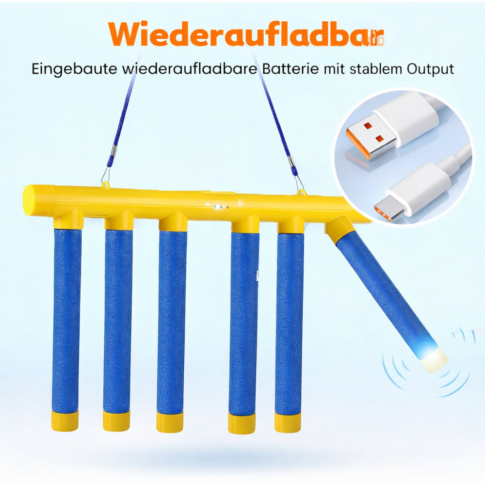 Stäbchen-Fangspiel — Reaktionstraining und Koordinationsübung