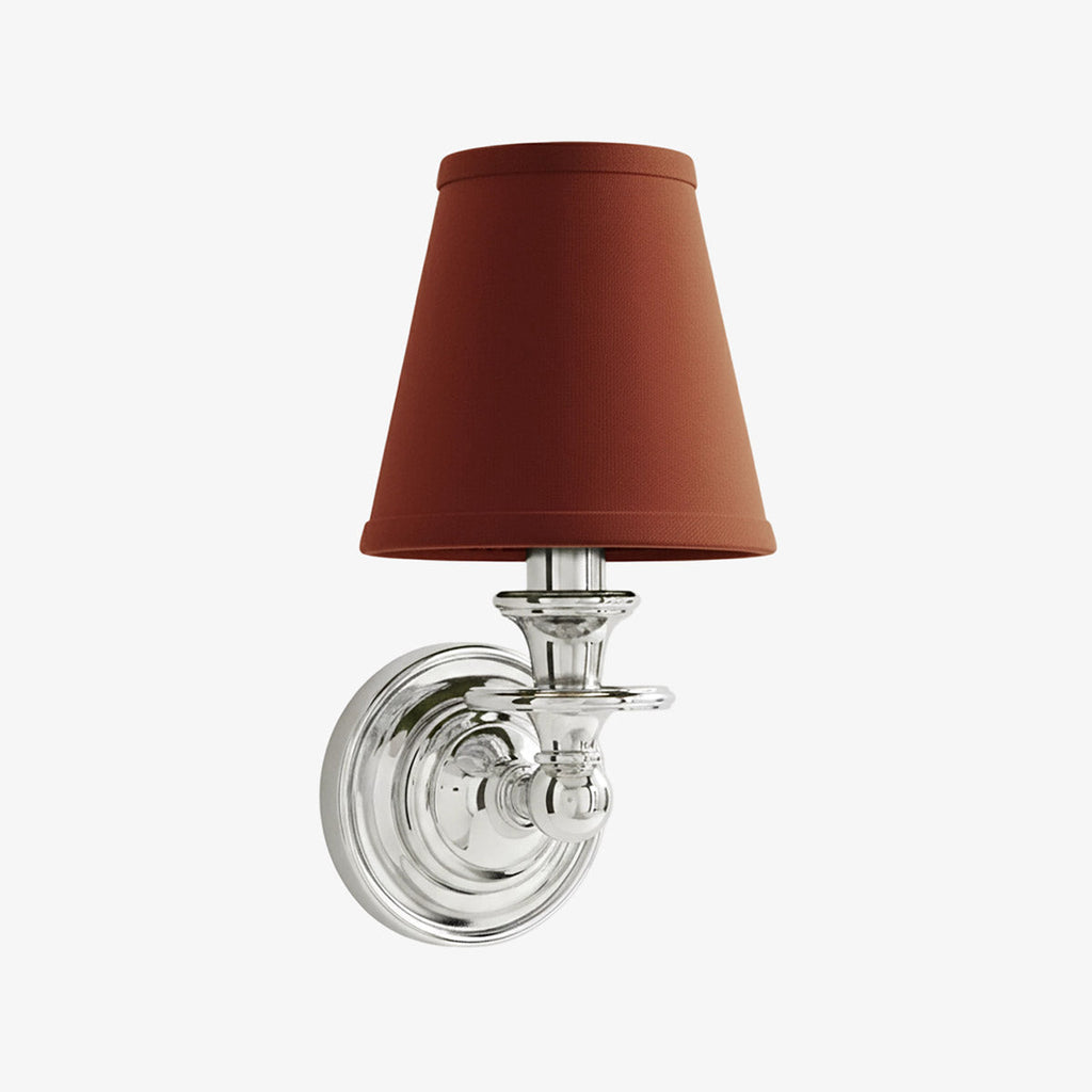 Rowan Drum Shade Wall Sconce – Fabric Sconce Light for Cozy Cottage Lighting | Esilora