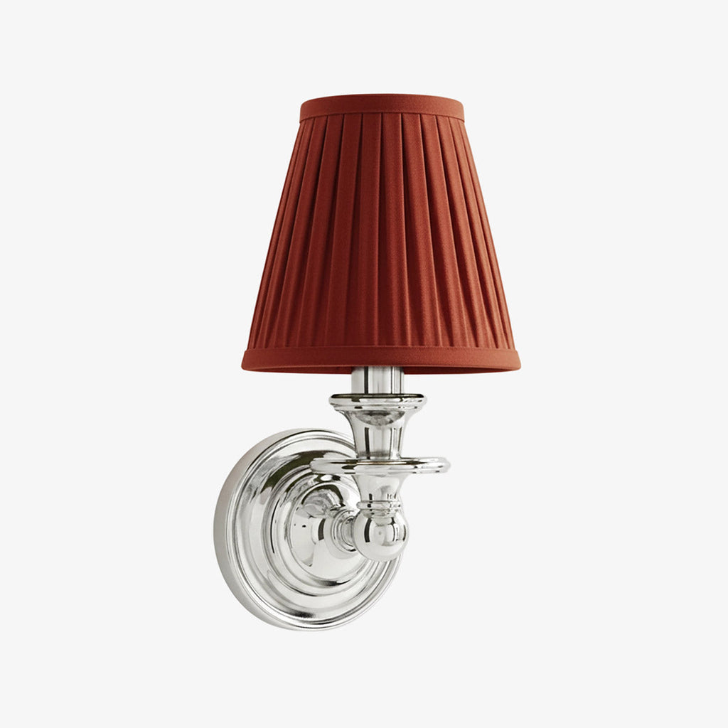 Rowan Drum Shade Wall Sconce – Fabric Sconce Light for Cozy Cottage Lighting | Esilora