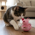 RollNibble Rolling Cat Treat Feeder Bowl — Kibble Dispenser