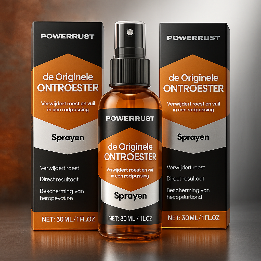 Hurtigtvirkende rustfjernelsesspray til stål og jern