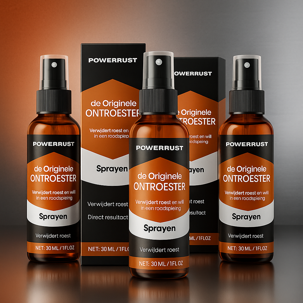 Hurtigtvirkende rustfjernelsesspray til stål og jern
