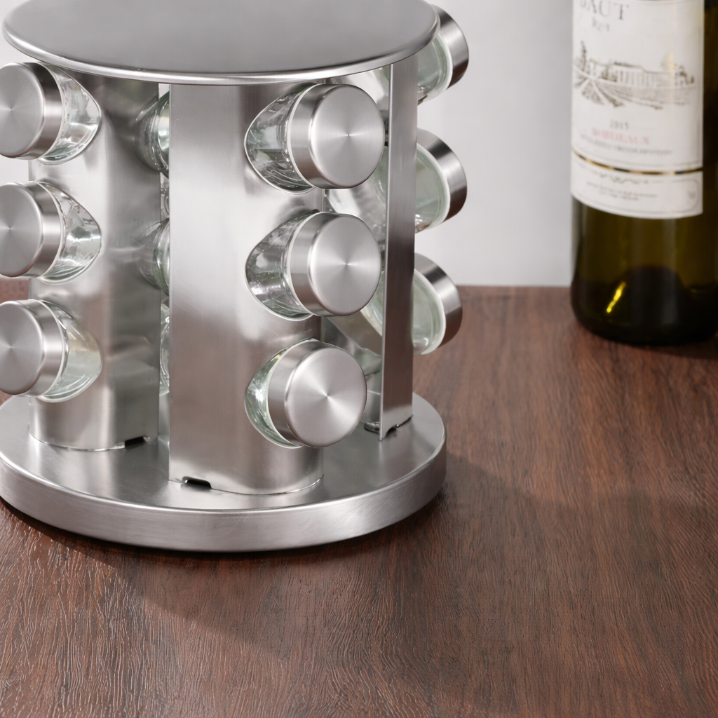 Spice Organizer – Quickly Keep Your Favorite Spices Fresh and Accessible! - Esilora