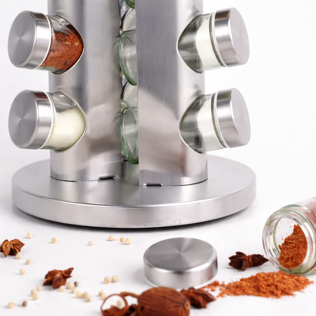 Spice Organizer – Quickly Keep Your Favorite Spices Fresh and Accessible! - Esilora