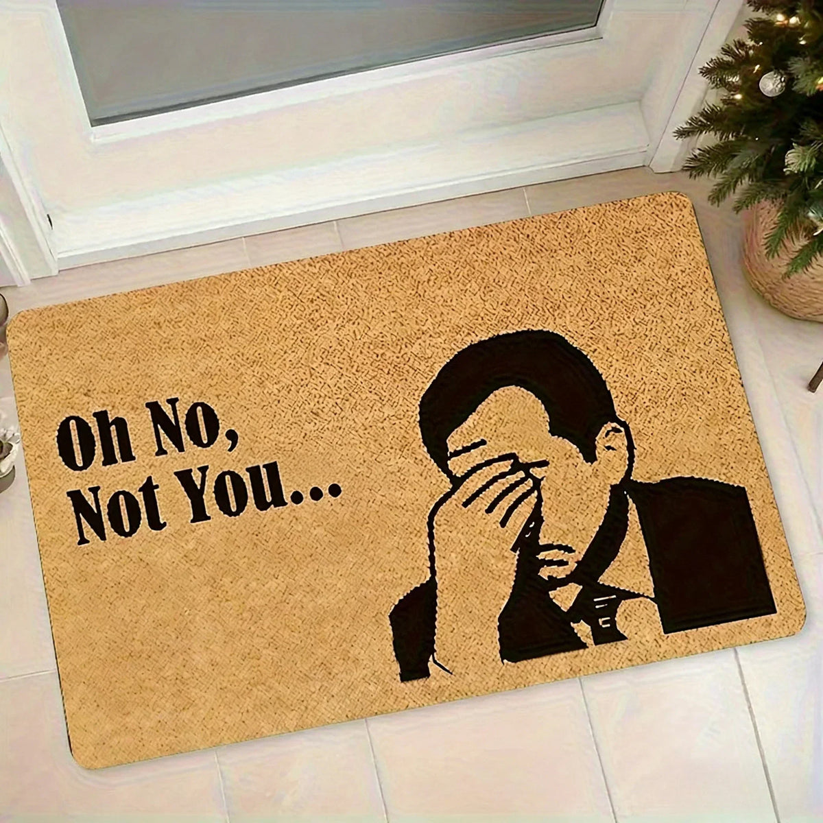 Humorous Door Mat for Playful Entryway Charm
