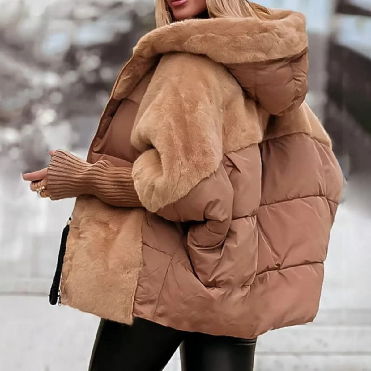 Abrigo de invierno para mujer Aurelia — cálido, cómodo, estilo liso atemporal