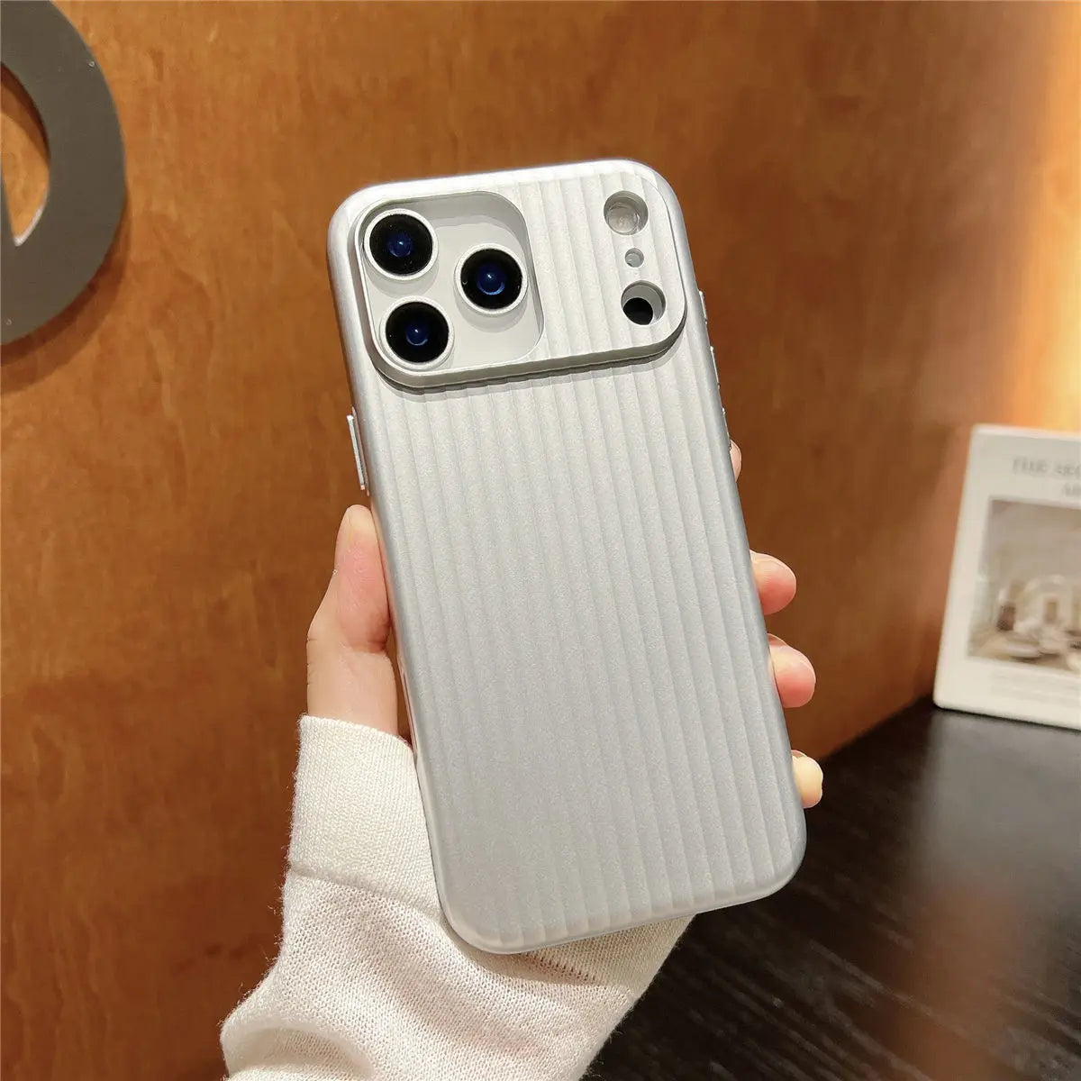 Titanium Style Magnetic Case with Anti-Fingerprint Protection