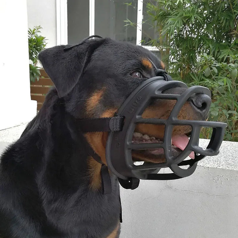 Muselière pour chien en silicone pour contrôler les aboiements et prévenir les morsures, ajustable – Esilora