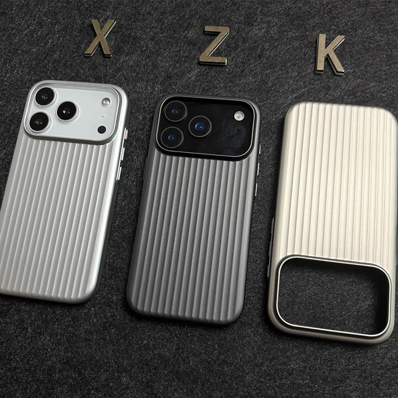 Titanium Style Magnetic Case with Anti-Fingerprint Protection