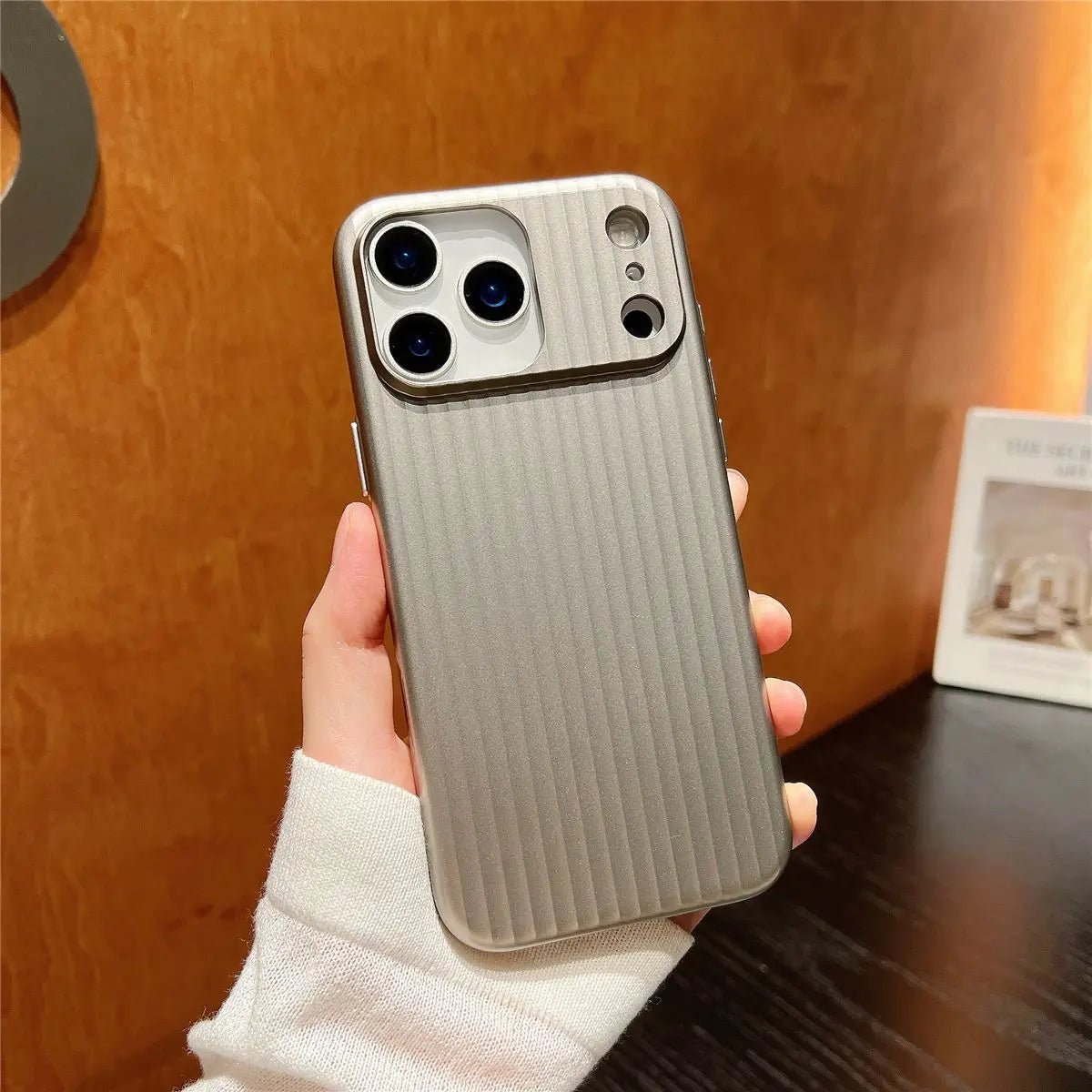 Titanium Style Magnetic Case with Anti-Fingerprint Protection