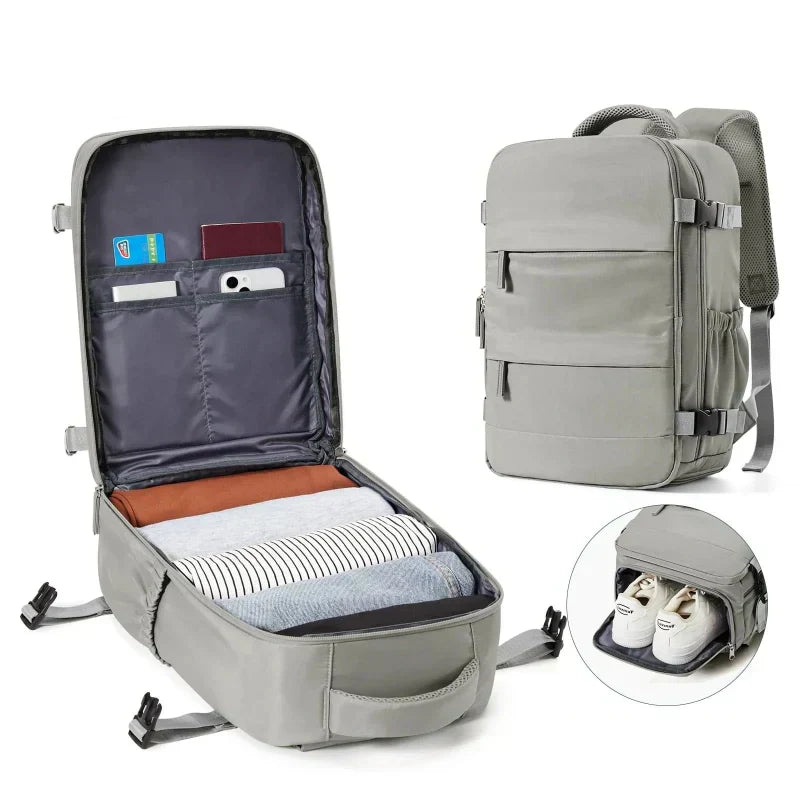 Versatile Travel Backpack For Hand Luggage, Compact And Functional