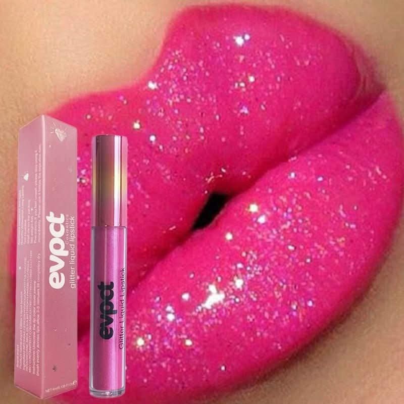 Crystal Glow Waterproof Glitter Lipstick For Festive Looks With Long Lasting Shine