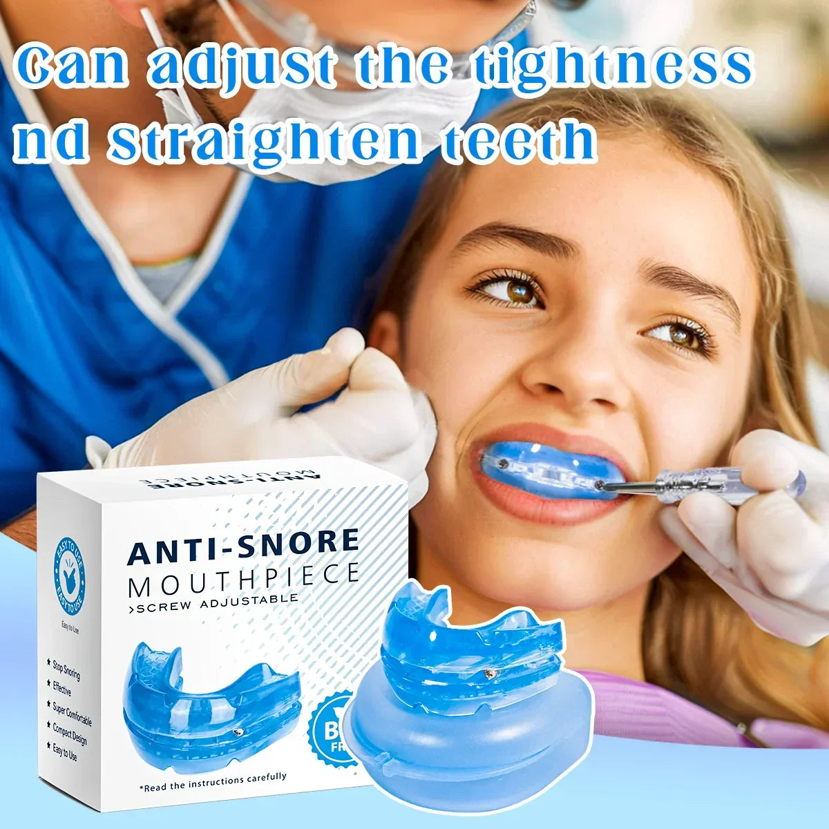Anti-Snoring Mouthpiece for Comfortable Sleep