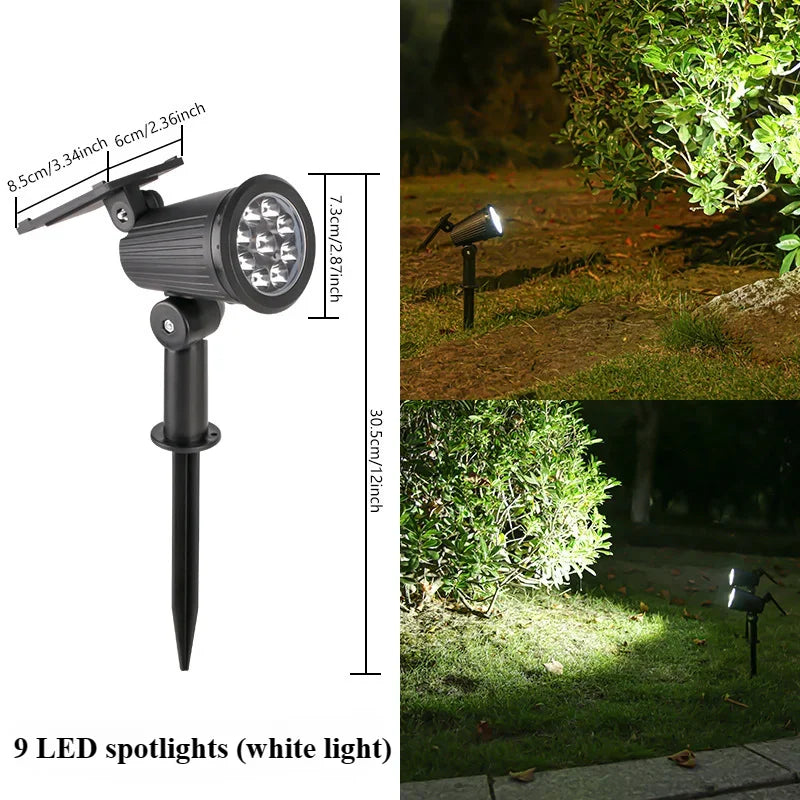 Solarer LED-Gartenstrahler für den Außenbereich - Esilora
