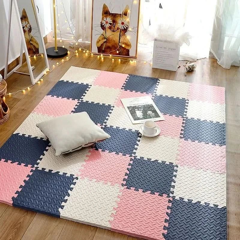 CozyNest Baby Mat With Safe Playtime Cushion For Newborns And Crawlers