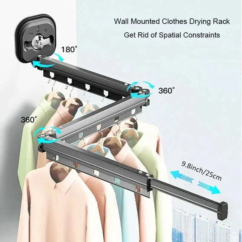 AeroFold Wall Mounted Tumble Dryer Foldable Space Saver For Small Homes