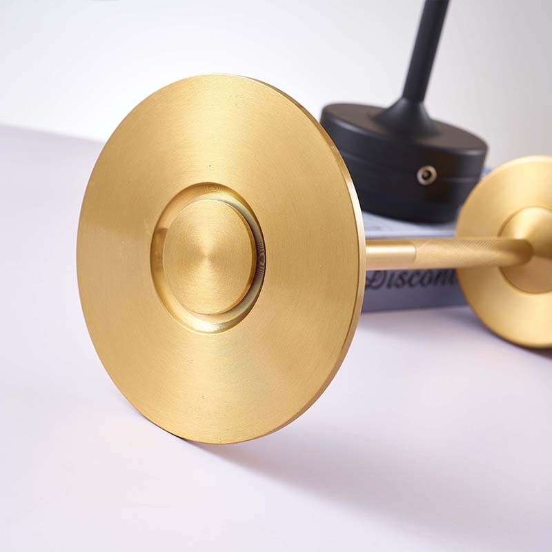 Wireless Metal LED Table Lamp — Touch Controls