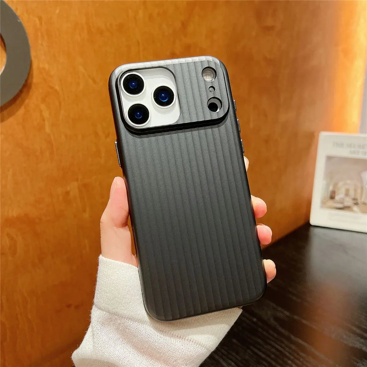 Titanium Style Magnetic Case with Anti-Fingerprint Protection