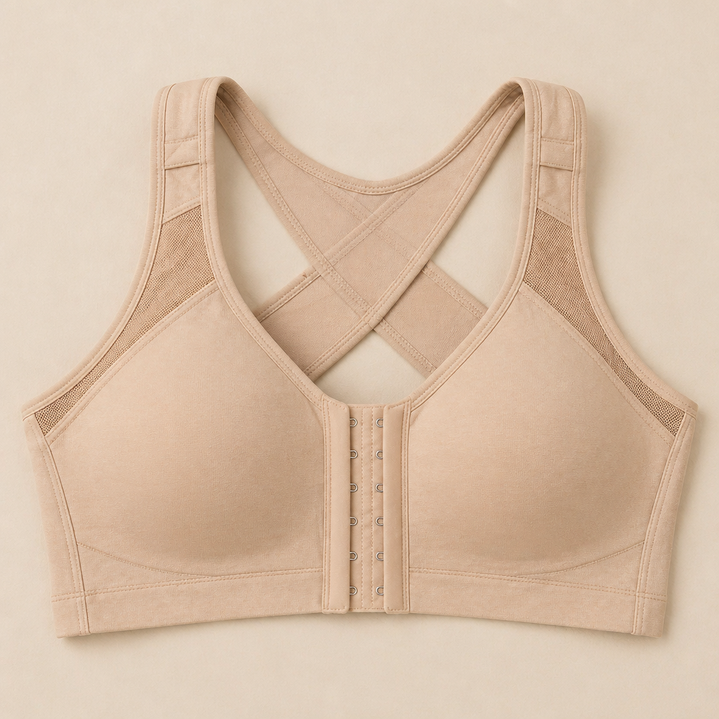 SilhouetteEase – Wireless Posture-Correcting Bra with Cross-Back Lift - Esilora