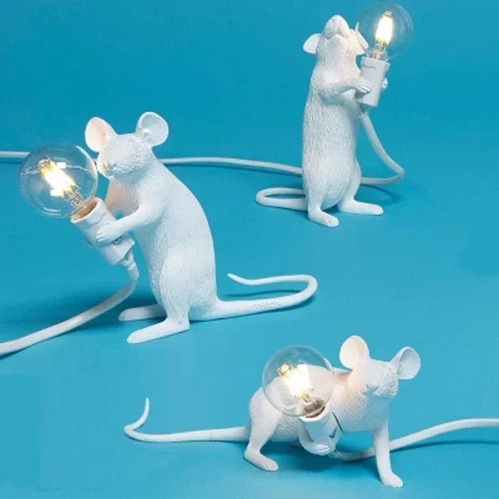 Artimouse Table Lamp — Playful Mouse Design, LED Accent Light