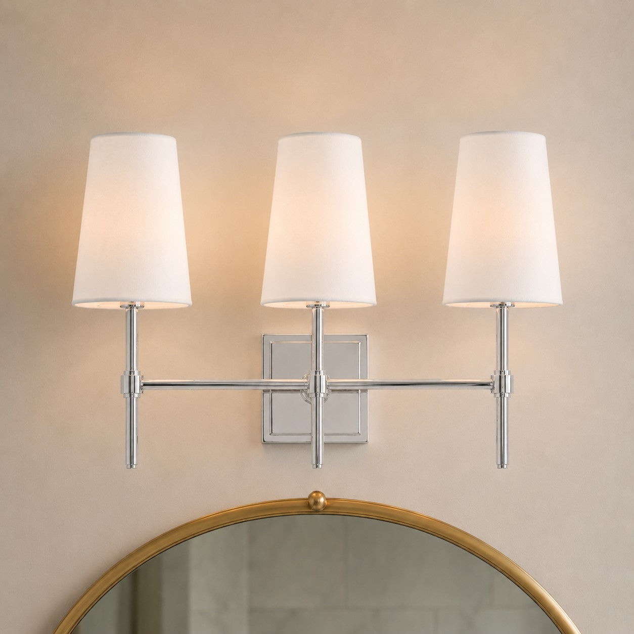 Rowan Elegant White-Linen Shade Wall Lamp – Retro Metal Wall Light for Bedroom & Hallway | Esilora